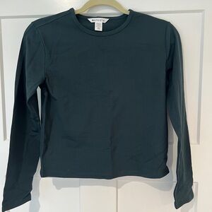 Athleta Dark Green Long Sleeve Top